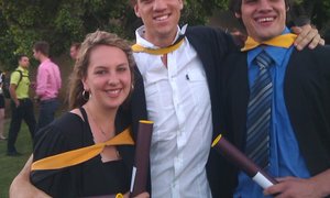 Ex-Courantdame gradueer