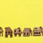 Cute Mini Laser Cut Houses