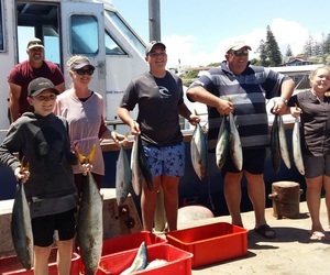 Catching Yellowtail at Danger Point
