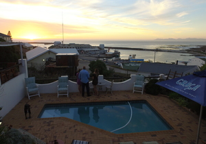 Irish Overlanders Arrived for a Stayover at Saxon Lodge