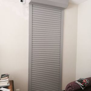 Steel roller shutter doors