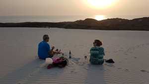 Sundowners at Walker Bay