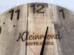 Wall Clock Made From Apple Crate Wood