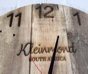 Wall Clock Made From Apple Crate Wood