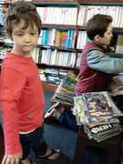 Kids Enjoying Themselves at the Book Store!