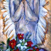 My Angel - Grateful, 50 x 120cm - Annelene (Lientjie) van der Colff - Xplorioâ„¢ Gansbaai