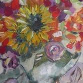 Florals 3, 30 x 40cm - Art by Annalene - Gansbaai
