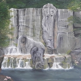 Chang Falls - Linda Budde_Artist - Gansbaai