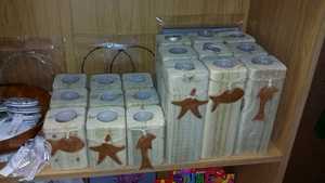 Sea Themed Wooden Candles