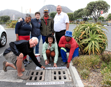Storm Water Stencils and Statistics in Gansbaai