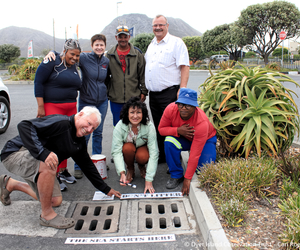 Storm Water Stencils and Statistics in Gansbaai