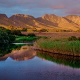 Sunset river view on Klein River