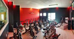 Our Freshly Painted Spin Studio