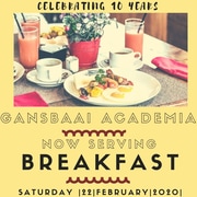 Breakfast at Gansbaai Academia - 22 February 2020