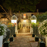 Rear Entrance of Hotel from parking