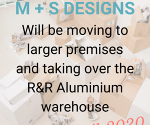 M + S Designs Is Moving!