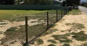 Diamond Mesh Fence Installation in Stanford