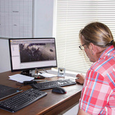 Hermanus - Geomatics Africa - Nicholas At Desk