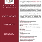 Profile - RATHBONE ATTORNEYS - Stanford