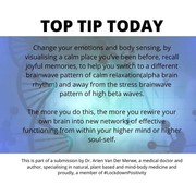 Immune Support and Stress Management Tip #10