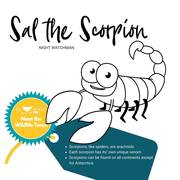 COLOUR IN & SHARE -Â Sal the Scorpion