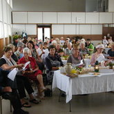 Die gassprreker, Ds Dirk van Dyk, met 'n groep dames