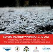 Severe Weather Warning: 9/10 July 2020