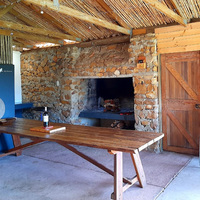 Kleinmond - The Cabins at NJR Farm - Braai Area