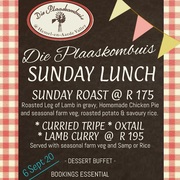 Sunday Lunch - 6 September 2020