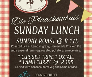 Sunday Lunch - 6 September 2020