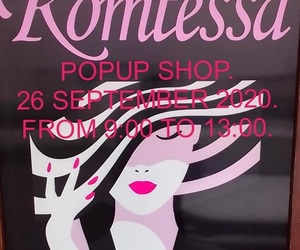 Pop-Up Shop at Komtessa:Â 26 September 2020