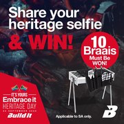 Stand a chance to WIN 1 of 10 Braai stands
