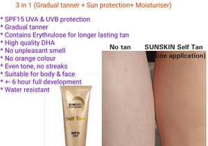 SUNSKIN SPF15 Self Tan