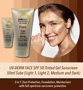 UV-DERM FACE SPF 50 Tinted Gel Sunscreen