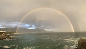 Saturday, 7 November 2020:Â Beautiful Sunset Double Rainbow