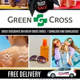 Black Friday: Green Cross Shoes / Sunblock & Sunglasses - Gansbaai Pharmacy - Gansbaai