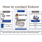 How to contact Eskom in the Western Cape