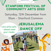 Stanford Festival of Community Arts 2020 - Flyer - Jerusalema