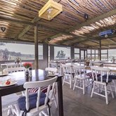 Stanford - The Tasting Room - View of Restaurant To Pond