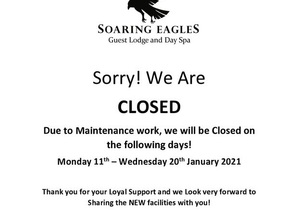 Closed: 11 - 20 January 2021