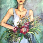 Figure Art Brown Eyed Girl - Art by Annalene - Xplorioâ„¢ Gansbaai