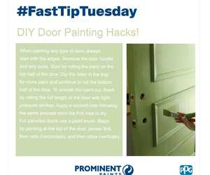#FastTipTuesday - DIY Door Painting Hacks