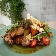 Beer, Thyme and Garlic Marinated Pork Neck Chops