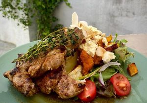 Beer, Thyme and Garlic Marinated Pork Neck Chops