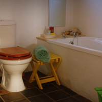 Bathroom - Vleiroos Cottage @ Sandberg Fynbos Reserve - Xplorioâ„¢ Gansbaai