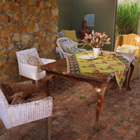 Outside Patio - Vleiroos Cottage @ Sandberg Fynbos Reserve - Xplorioâ„¢ Gansbaai
