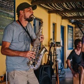 Mike Playing the Sax - Jacana Live Music - Xplorioâ„¢ Gansbaai
