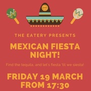 Mexican Fiesta Night: 19 March 2021