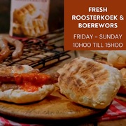 Fresh Roosterkoek andÂ Boerewors (19 - 21 March 2021)