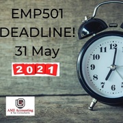 EMP501 Deadline: 31 May 2021!